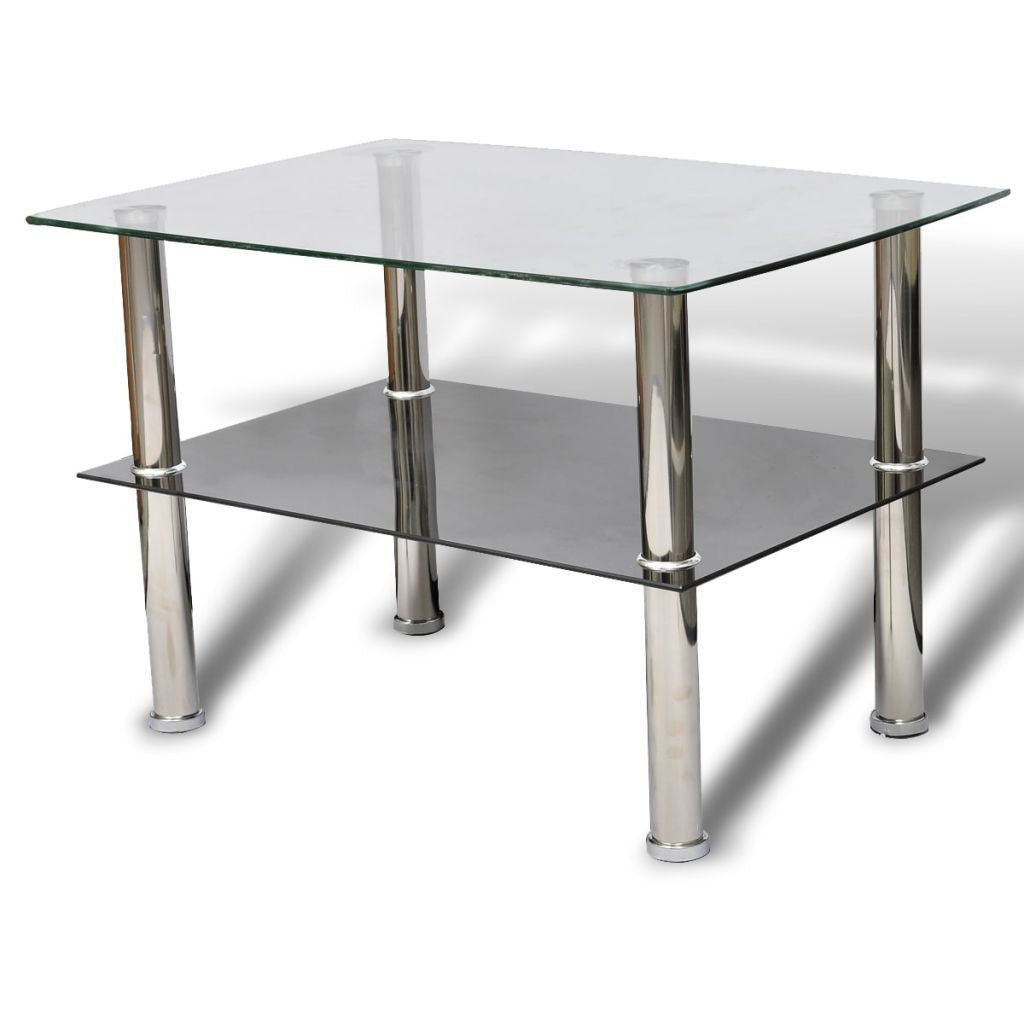 2 Tier Glass Coffee Table