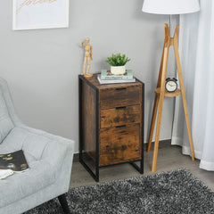 Rustic 3 Drawer Cabinet