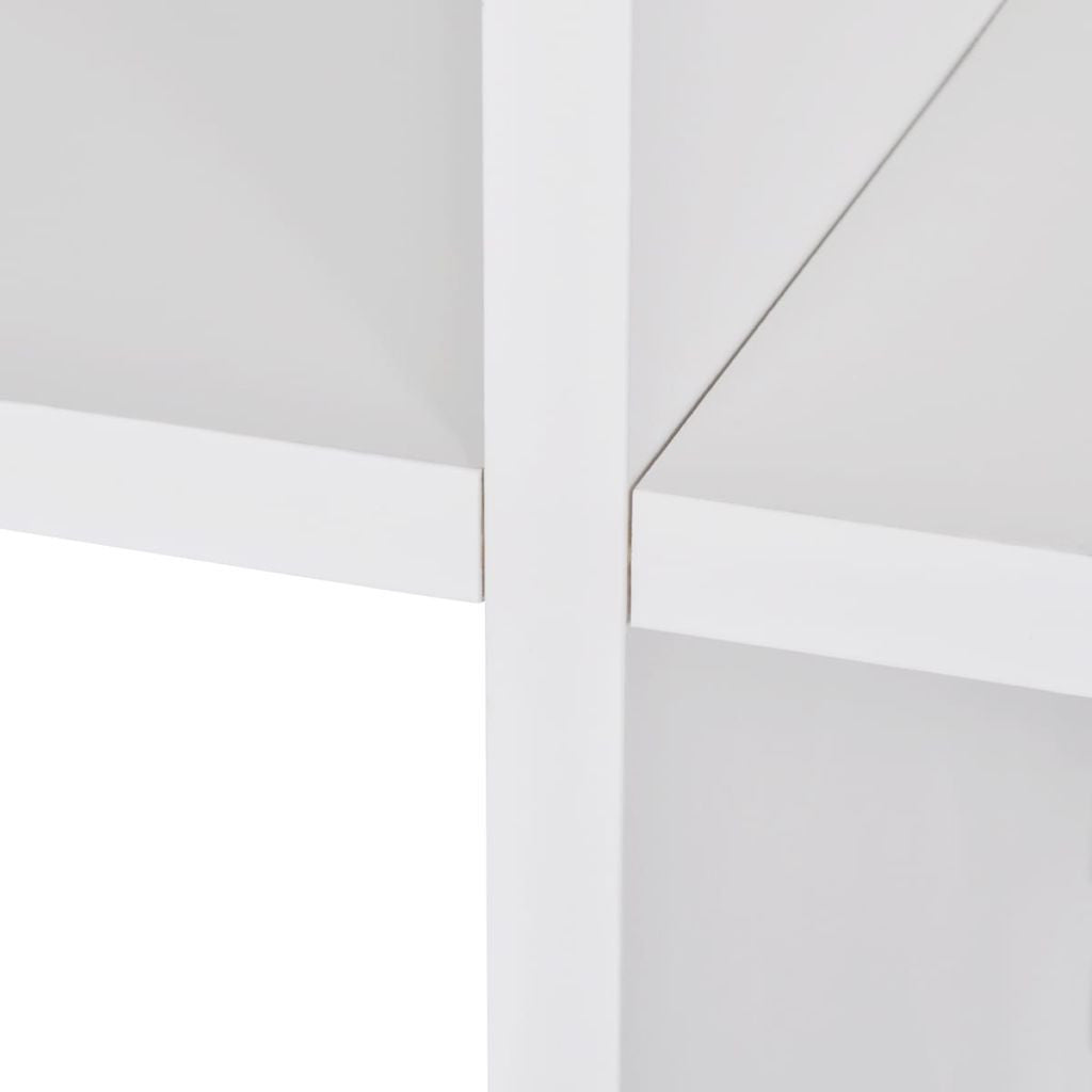 White Staircase Bookcase/Display Shelf - 142 cm