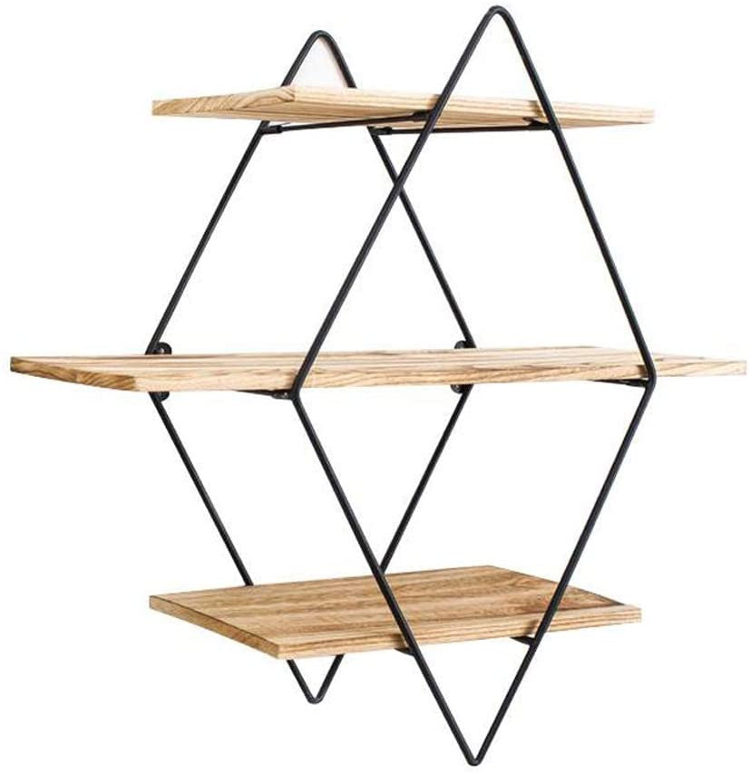 Diamond Wooden Shelves