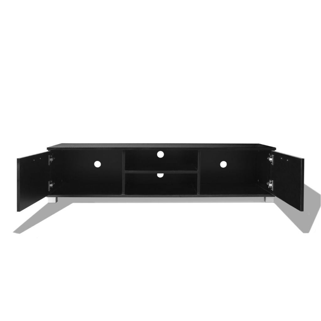Black High-Gloss TV Cabinet