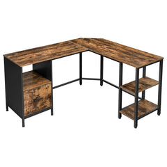 Rustic Luna Corner Desk
