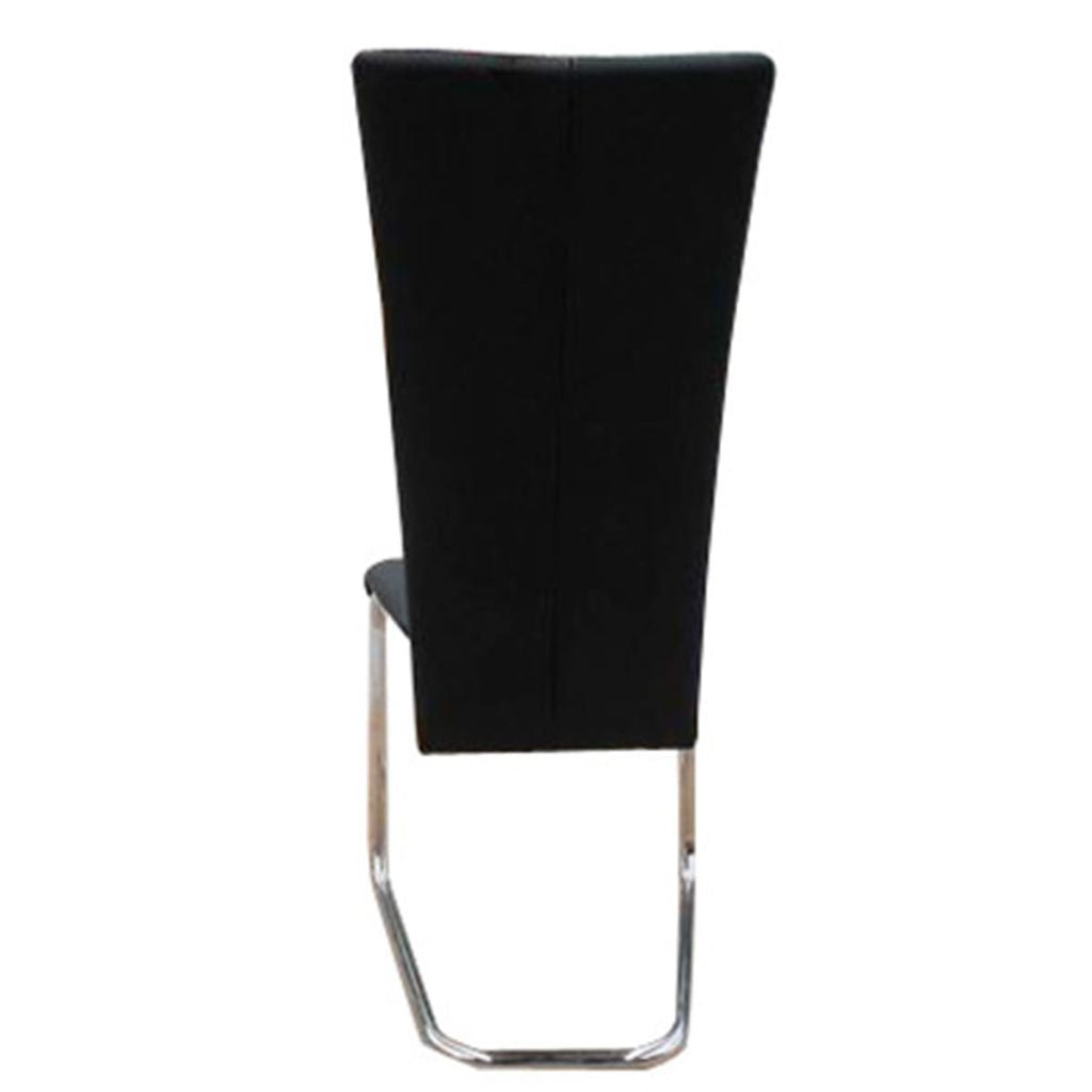 Set of 2 Black Dining Chairs