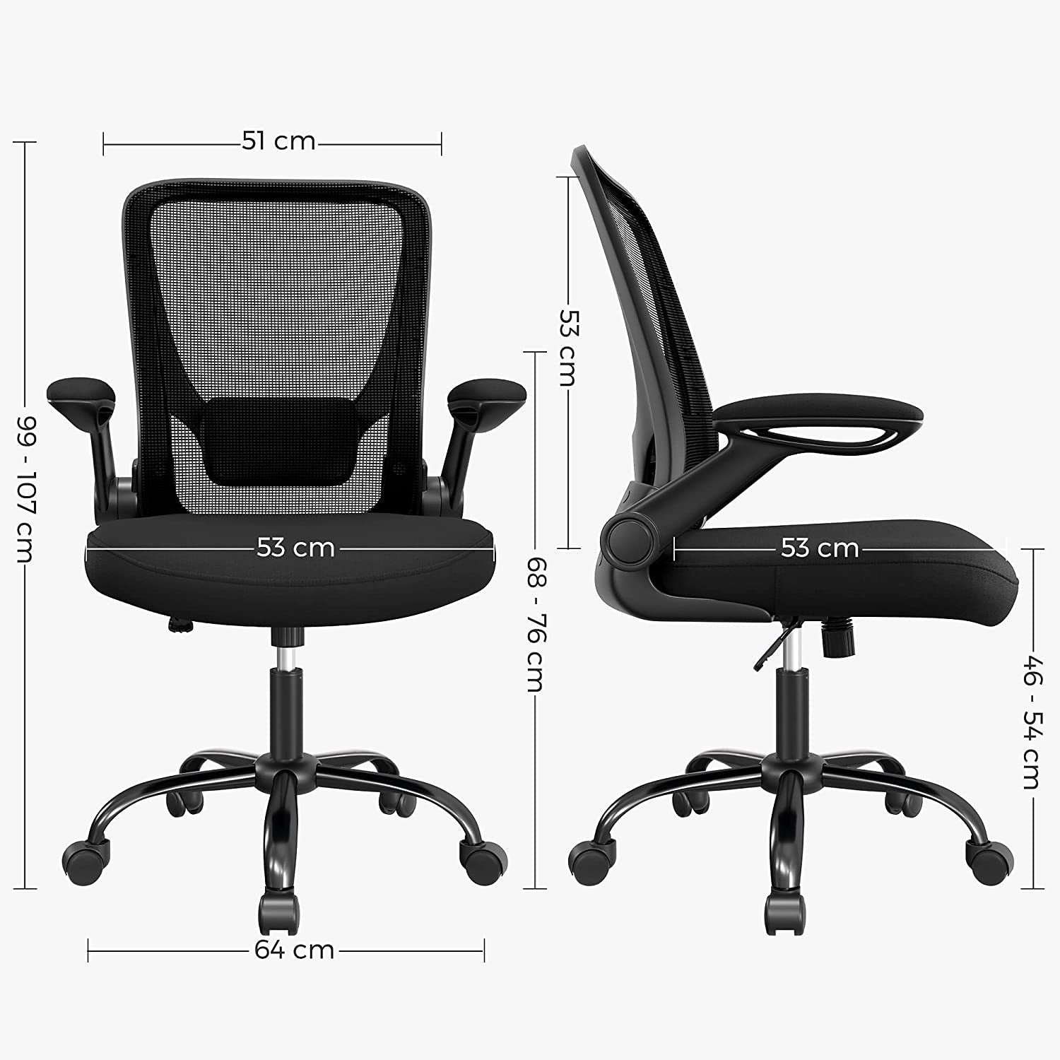 Black Swivel Office Chair