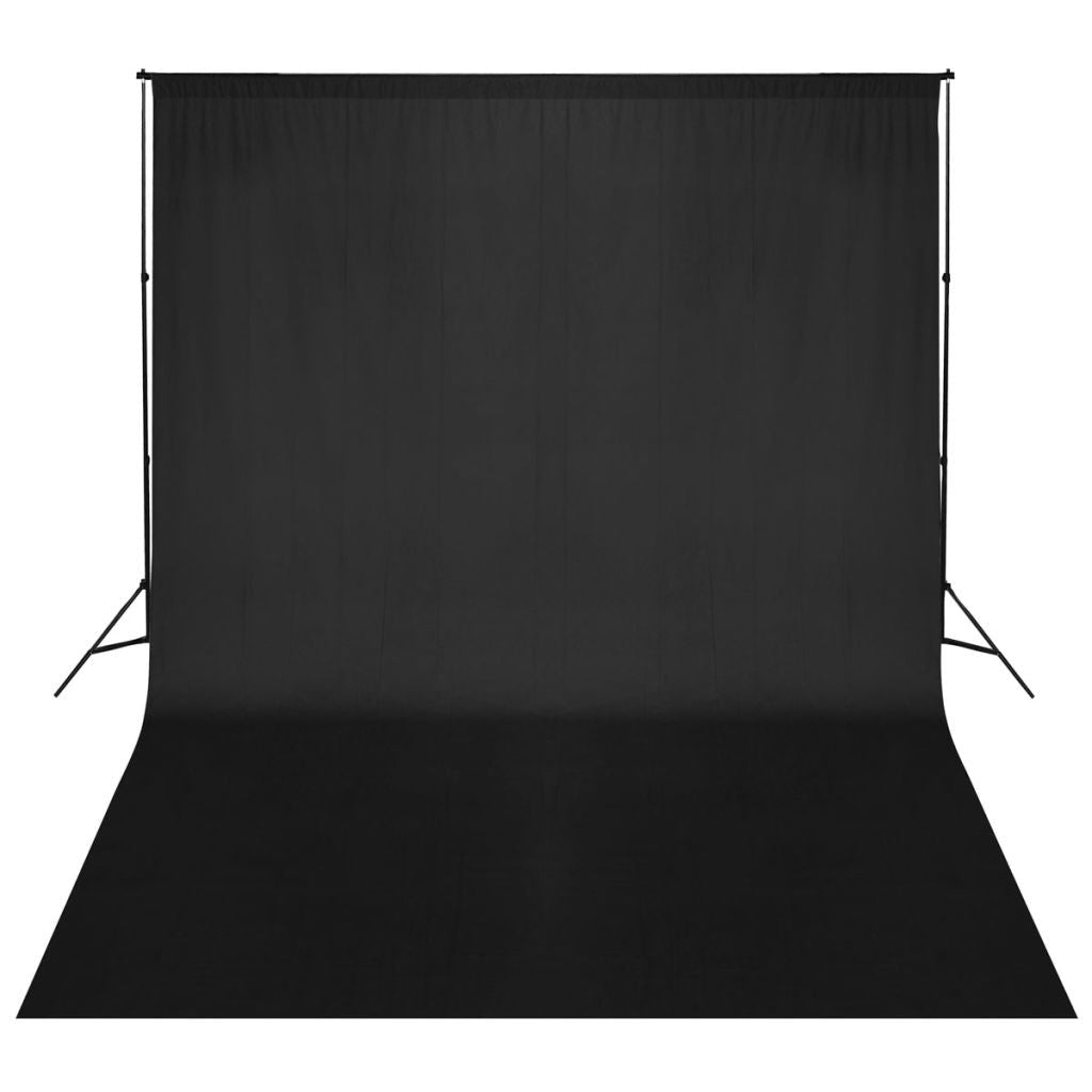 Black Backdrop Support System 500 x 300 cm