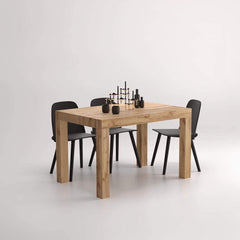 Rustic Oak Extendable Dining Table