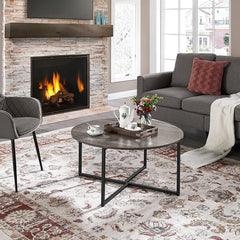 Industrial Circular Coffee Table