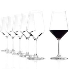 Set Of 6 Red Wine Glasses - 490ml