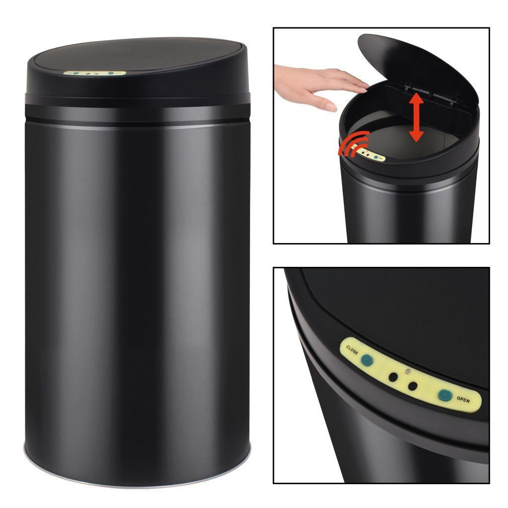 Black Automatic Sensor Dustbin - 42 L