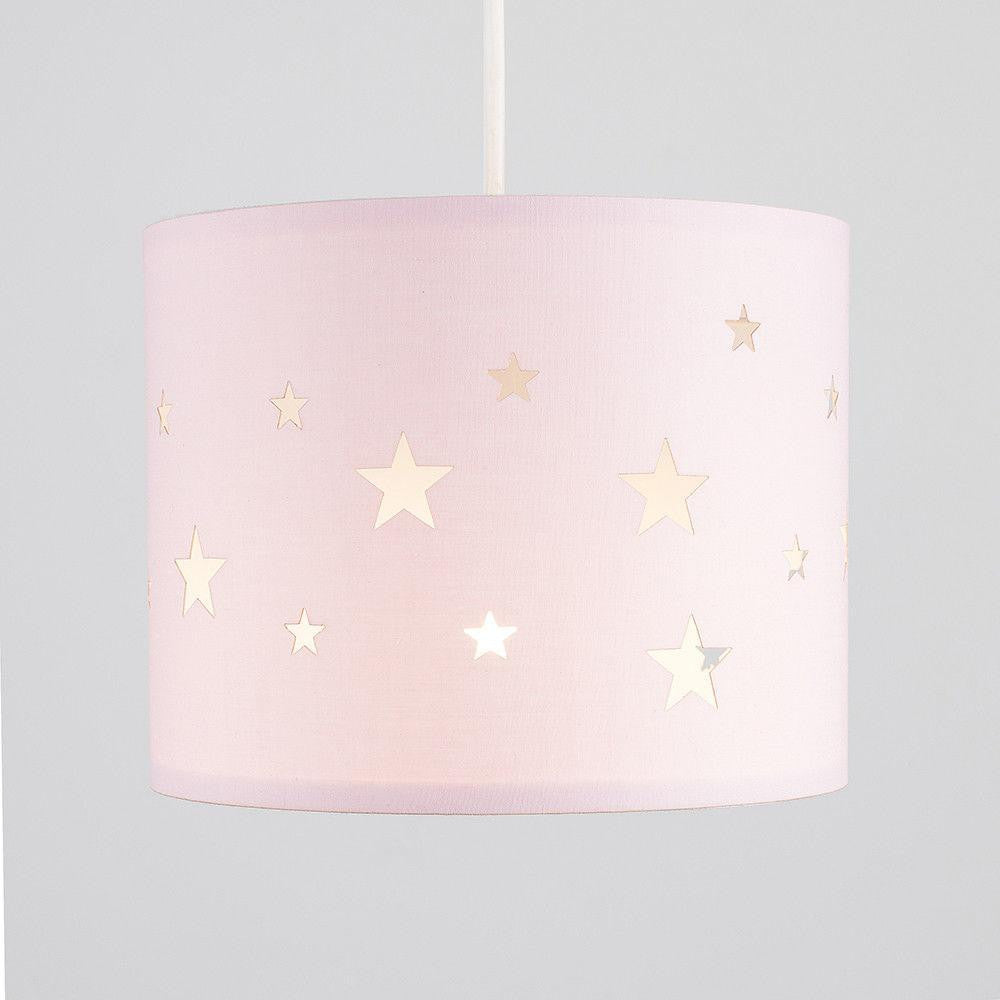 Cut Out Star Cotton Light Shade