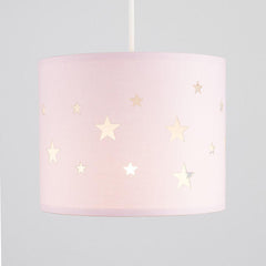 Cut Out Star Cotton Light Shade