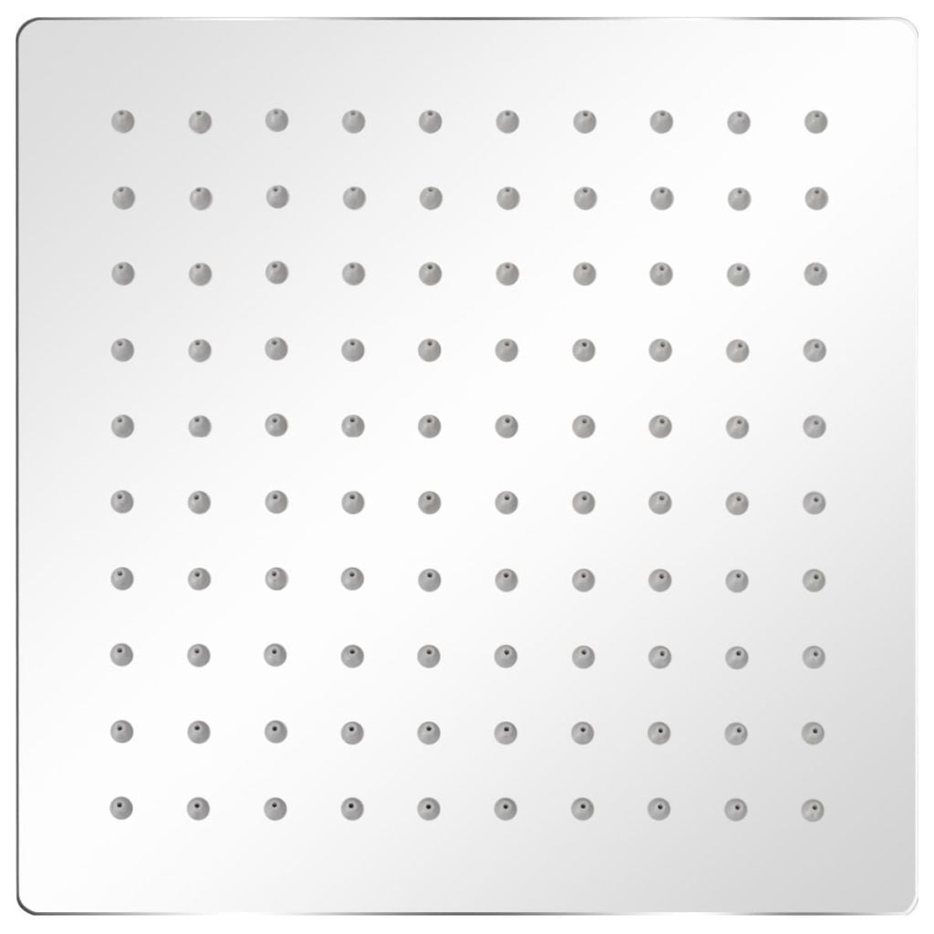 Stainless Steel Square Rain Shower Head - 20x20 cm