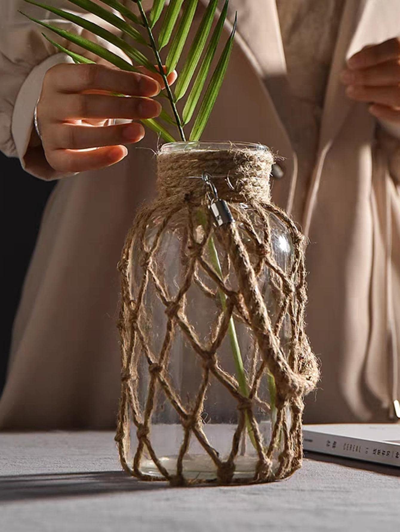 Rustic Hanging Glass Vases