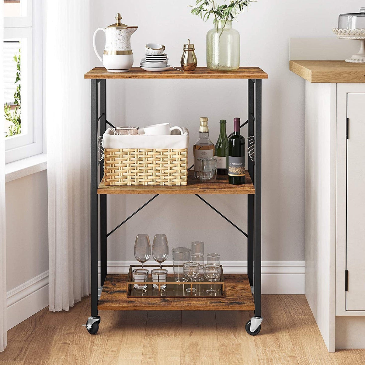 Rustic Kitchen Trolley