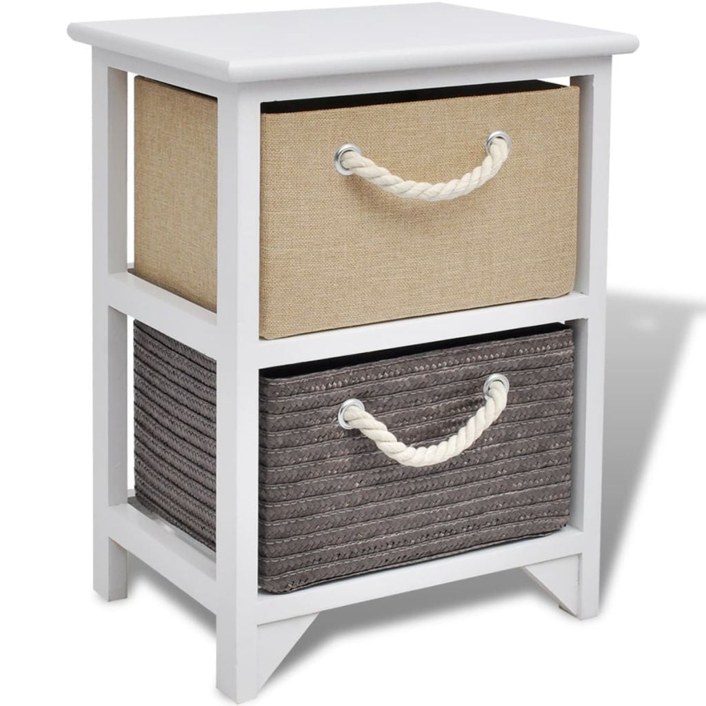 Wooden Bedside Cabinet