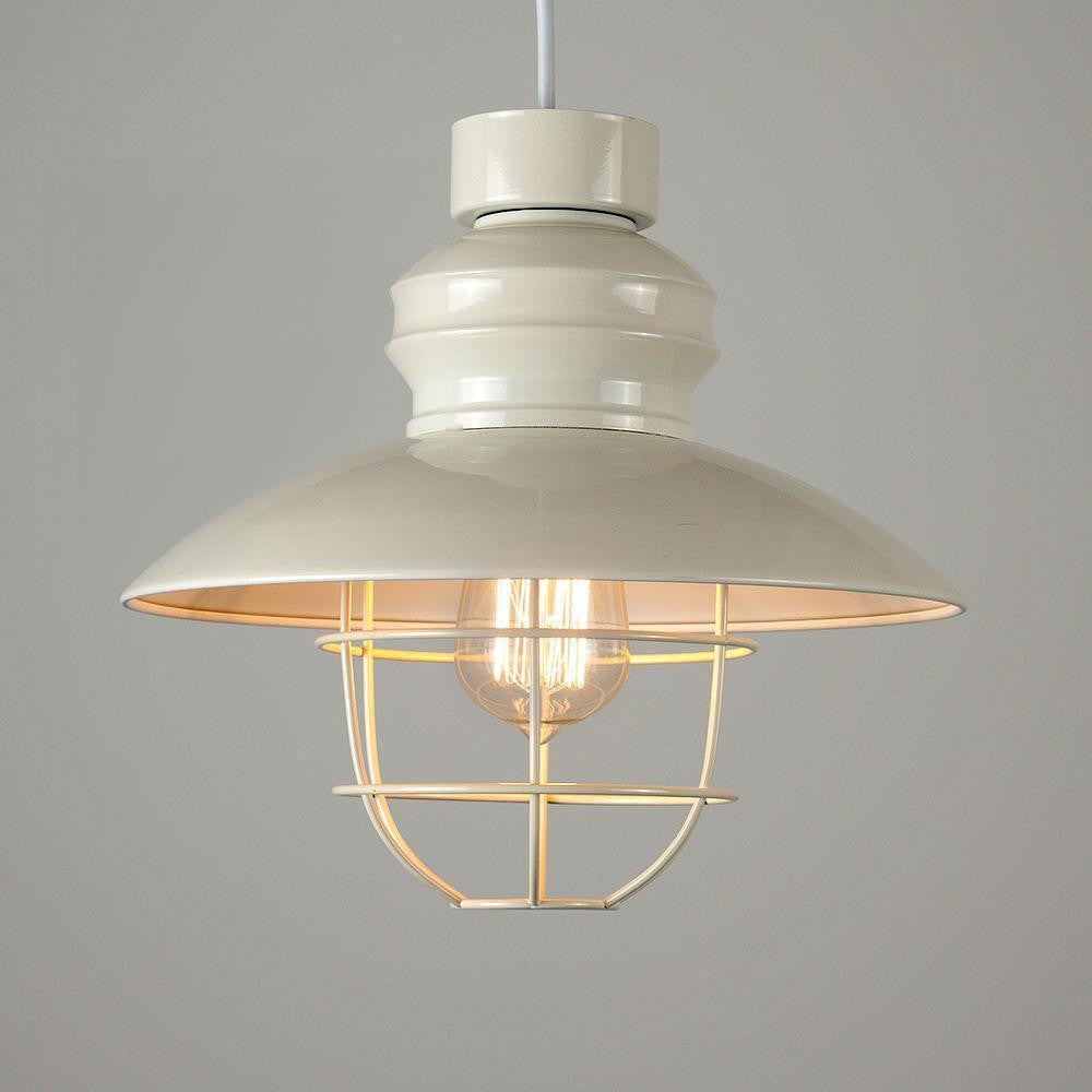 Coloured Caged Light Shade