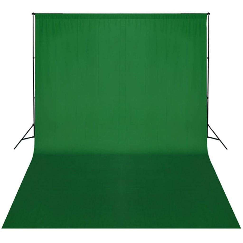 Green Backdrop Support System 300 x 300 cm