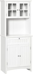 White Wooden Domeno Storage Cupboard