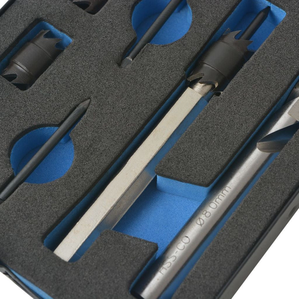Nine Piece Spot Weld Cutter and Drill Bit Set
