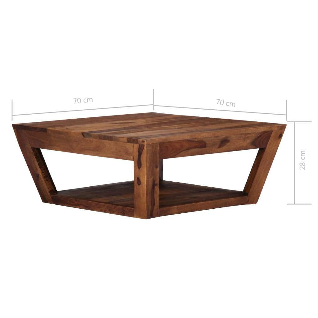 Solid Sheesham Wood Coffee Table