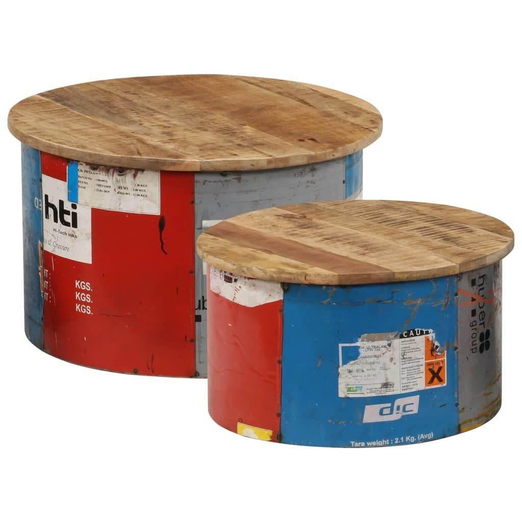 Retro Solid Mango Coffee Tables