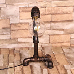 Iron Pipe Table Lamp