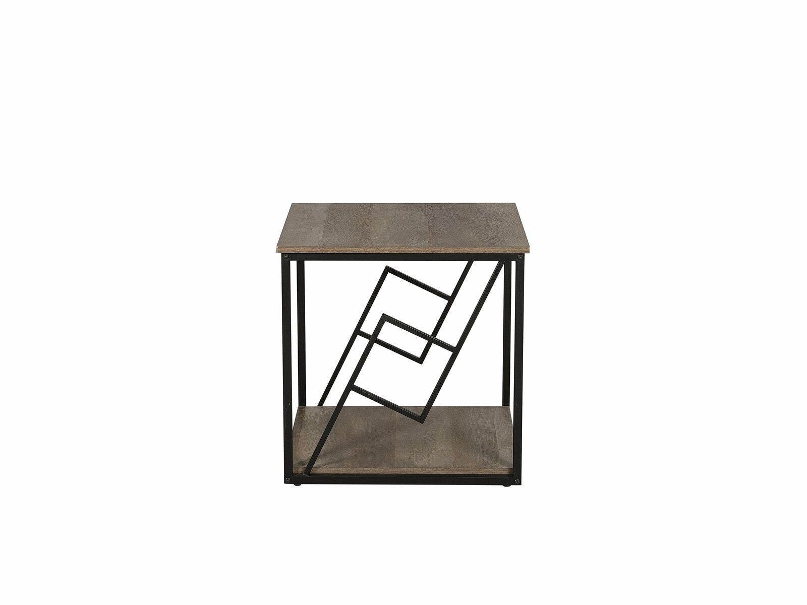 Zulu Dark Wood Side End Table