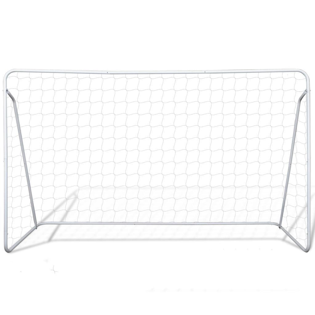 Steel Football Goal Post Set - 240 x 90 x 150 cm