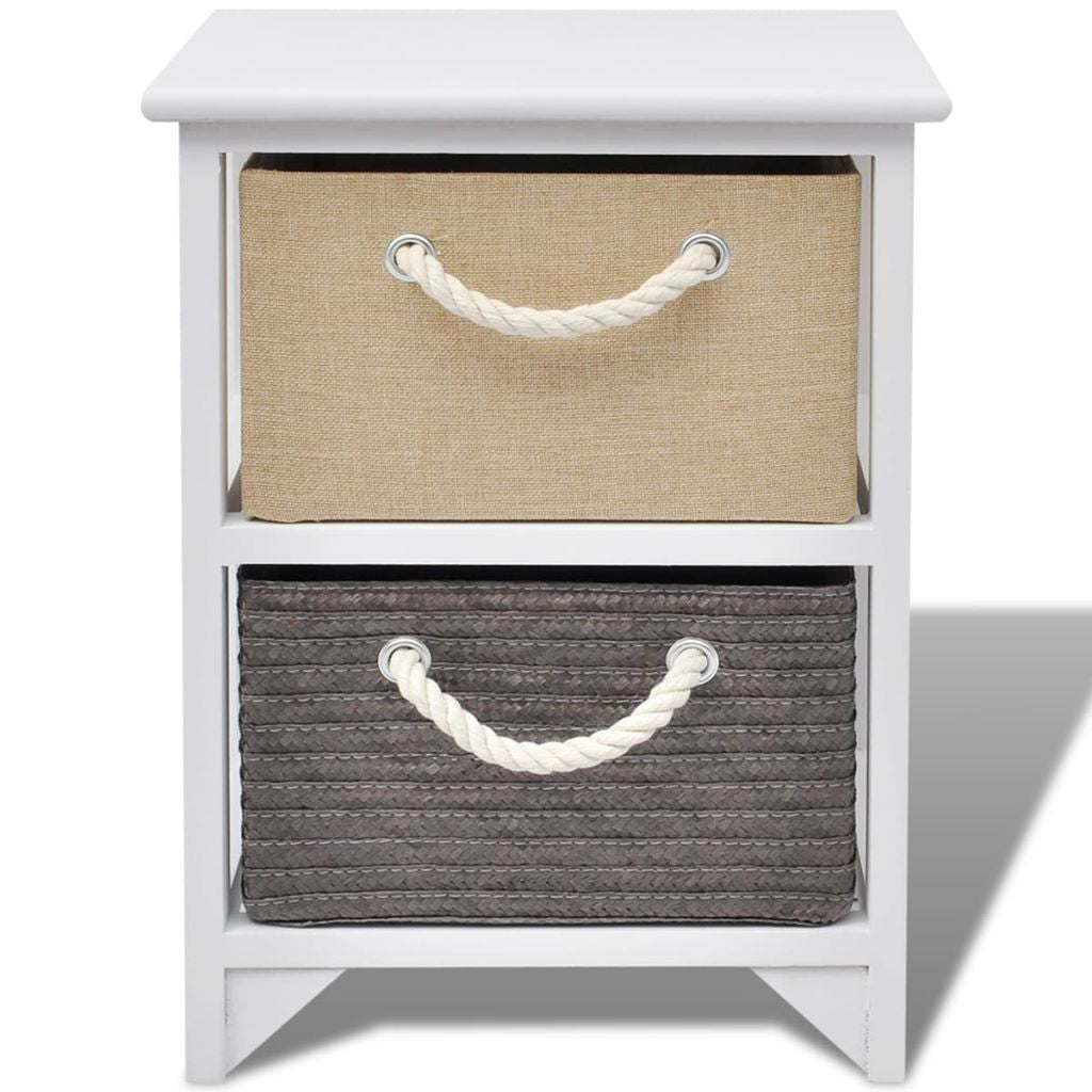 Wooden Bedside Cabinet