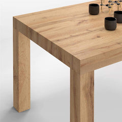 Rustic Oak Extendable Dining Table