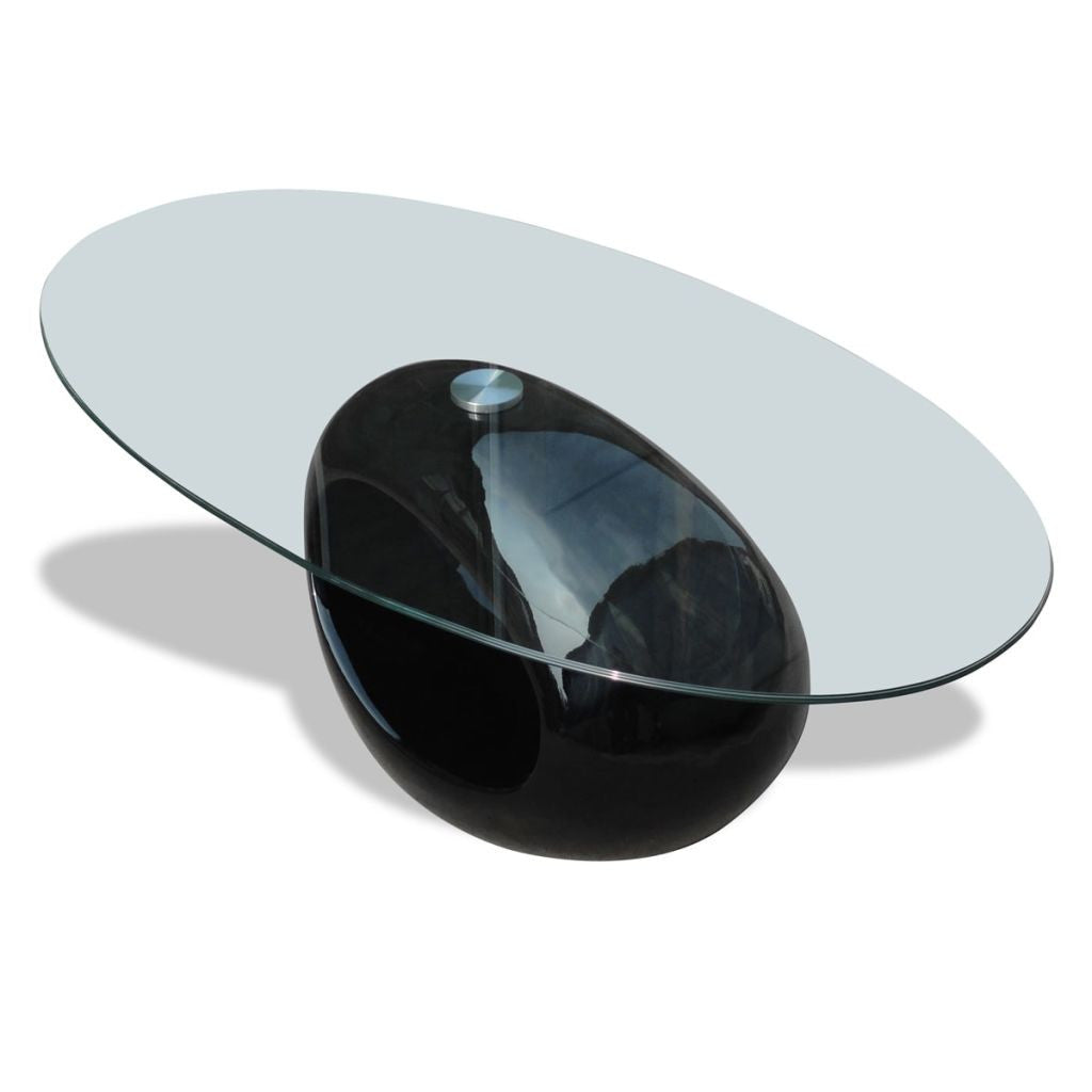 Black Round Coffee Table