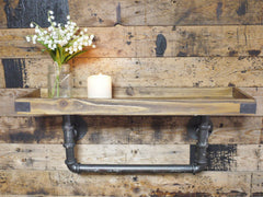 Industrial Pipe Shelf