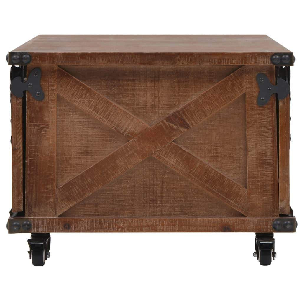 Solid Fir Wood Coffee Table