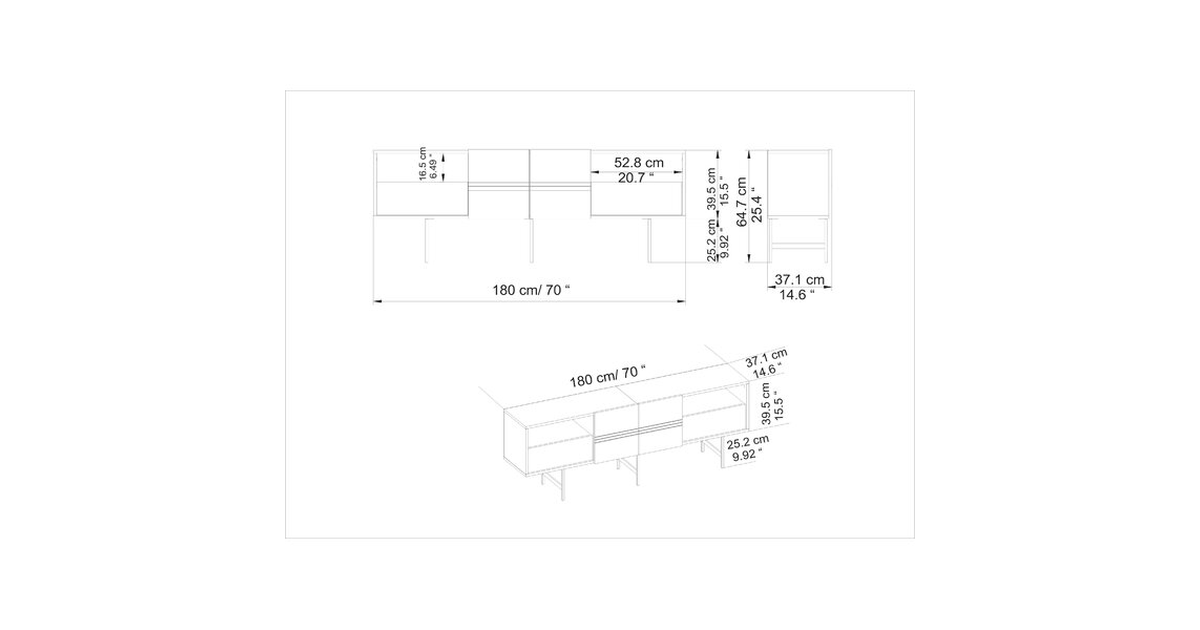 Corinthian TV Stand - TVs upto 78"