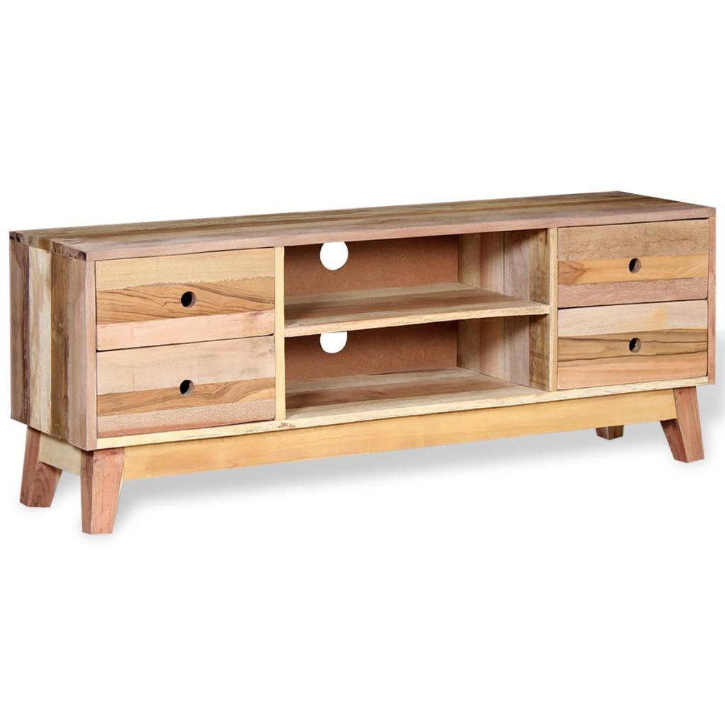 Solid Reclaimed Wood TV Cabinet