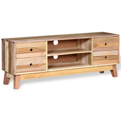 Solid Reclaimed Wood TV Cabinet