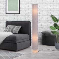 Modern Grey Wooden Floor Lamp