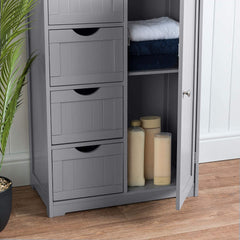 Modern Bamboo Storage Cabinet