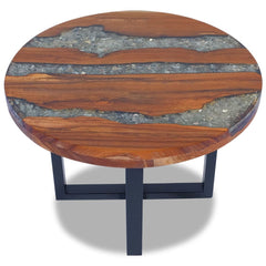 Teak Resin Coffee Table
