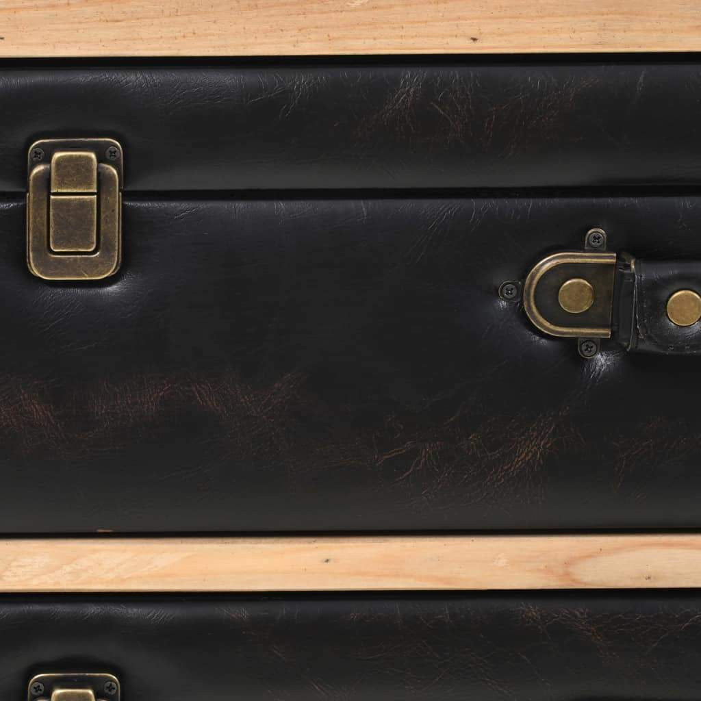 Leather Briefcase Drawers