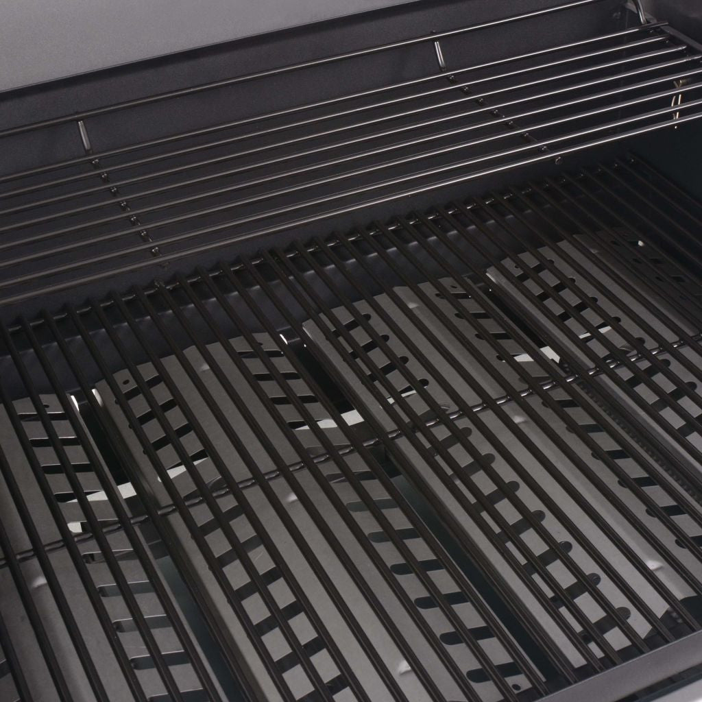 Black & Silver Gas Barbecue BBQ Grill 4 + 1 Burners