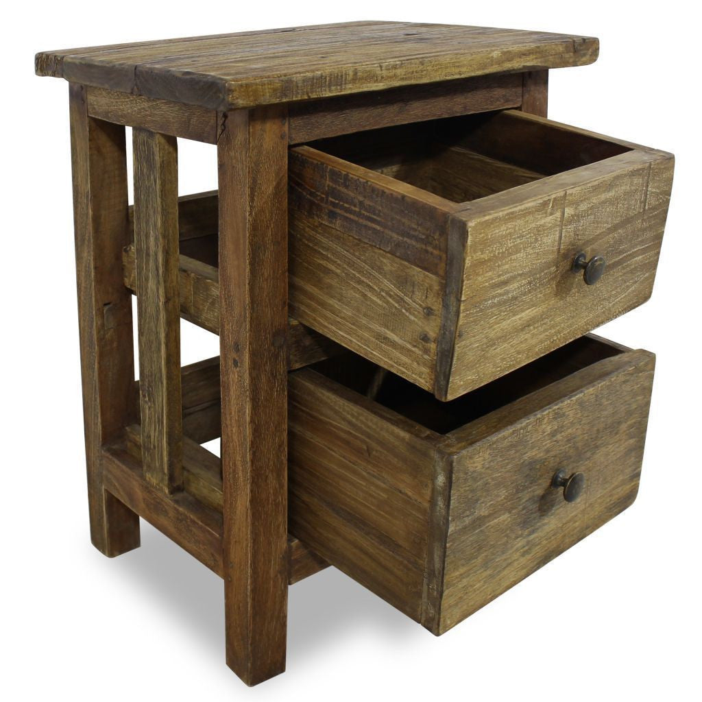 Solid Reclaimed Wood Nightstand