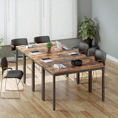 Rustic Brown Industrial Desk