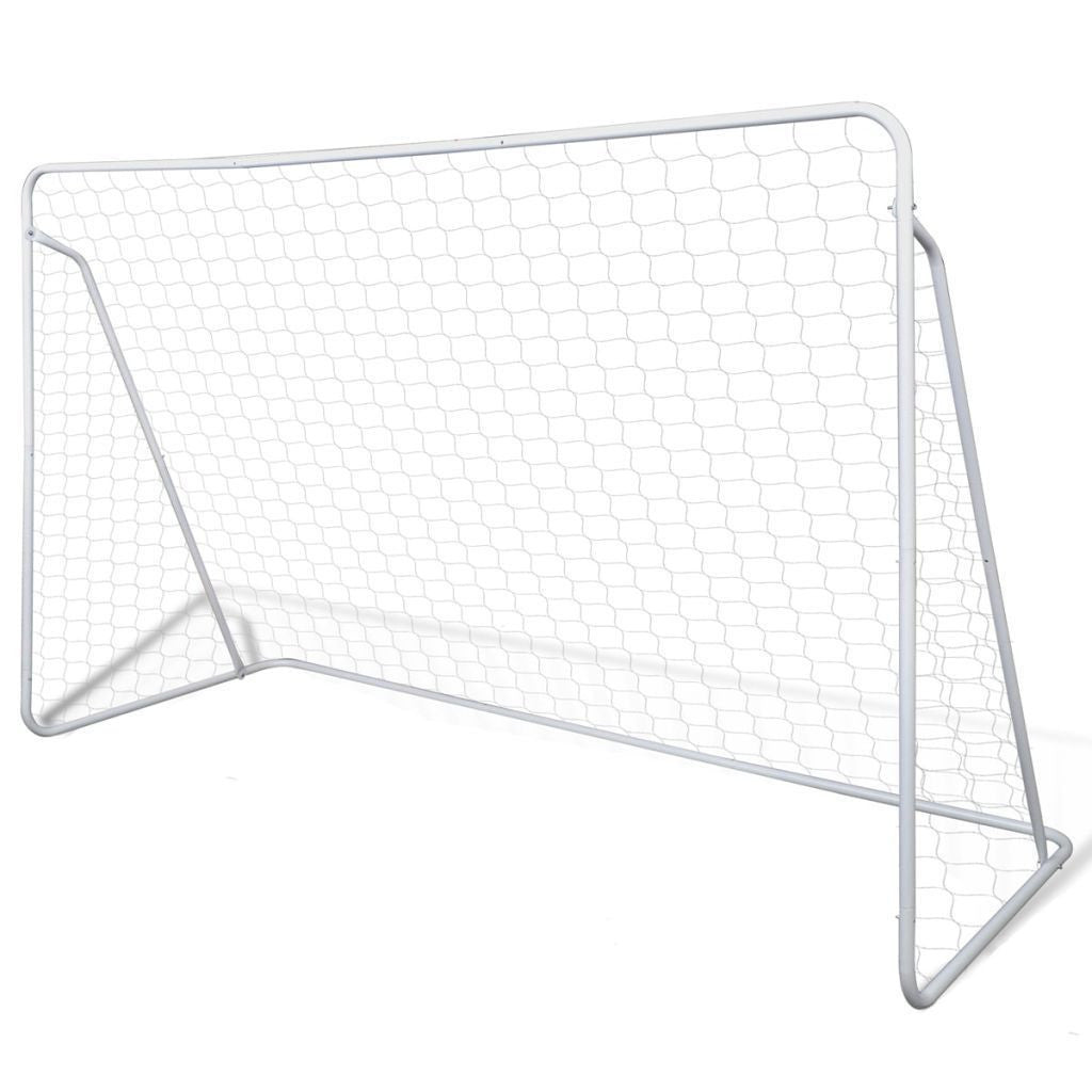 Steel Football Goal Post Set - 240 x 90 x 150 cm