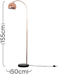 Copper Dome Floor Lamp