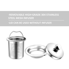 Clear Glass Teapot & Infuser