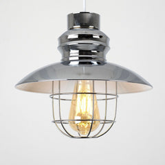 Silver Caged Light Shade
