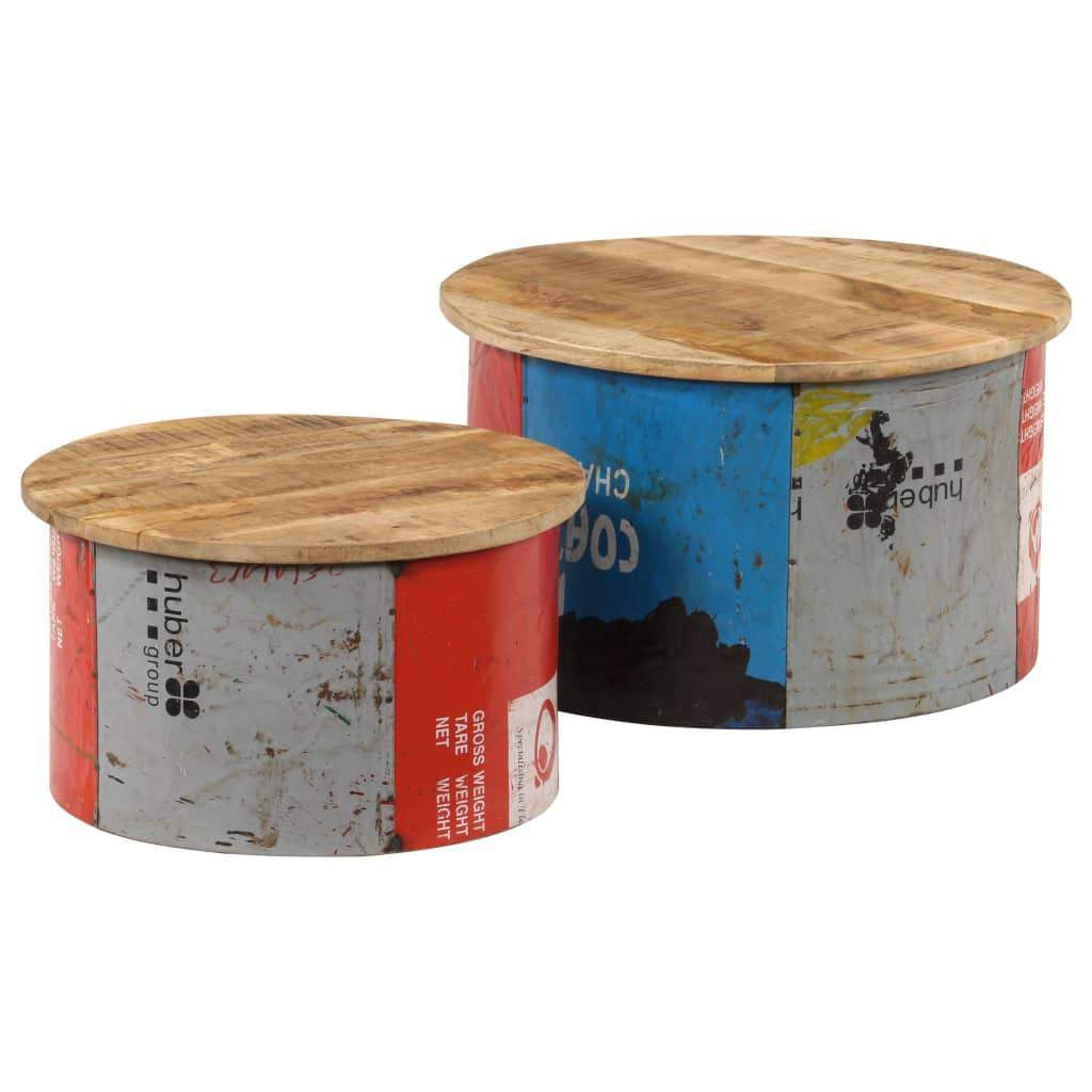 Retro Solid Mango Coffee Tables