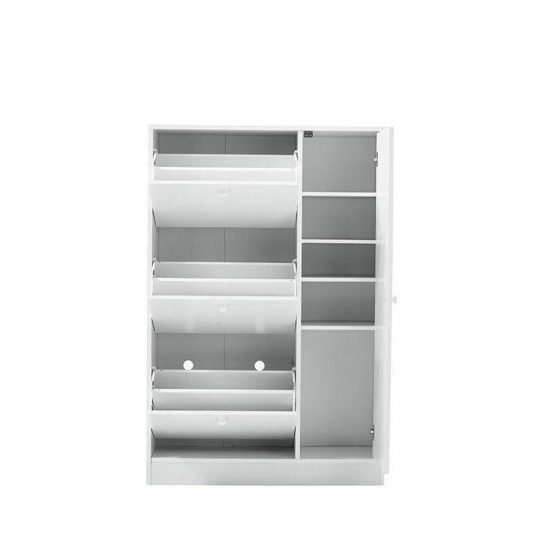 White Shoe Storage Cabinet