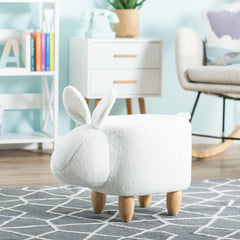 Fabric Bunny Animal Stool